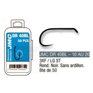 Hameçons mouches JMC DR40 BL