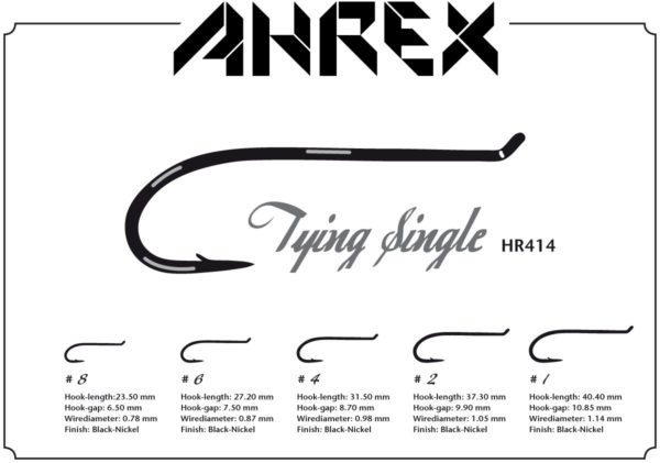 Hameçons simples Ahrex HR 414