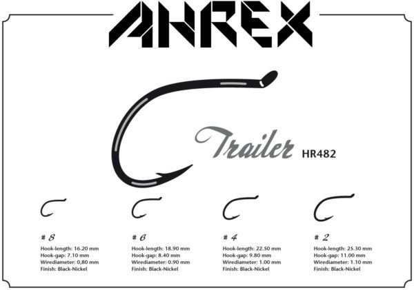Hameçons trailer Ahrex HR 482 Intruder