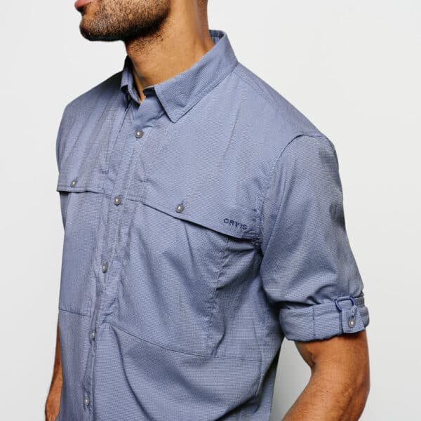 Chemise Orvis Open Air Caster LS SHirt True Blue – Image 7