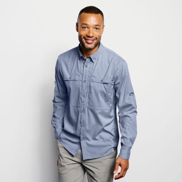Chemise Orvis Open Air Caster LS SHirt True Blue – Image 2