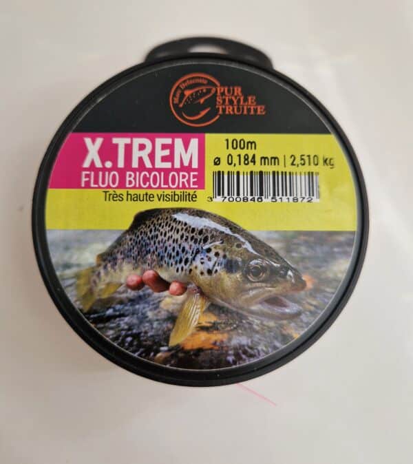 Fil fluo X TREM bicolore