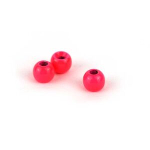 BRASS BEADS - FLUO PINK