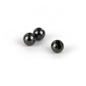 TUNGSTEN SLOTTED BEADS - BLACK