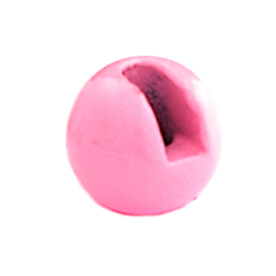 TUNGSTEN SLOTTED BEADS - FLUO LT PINK