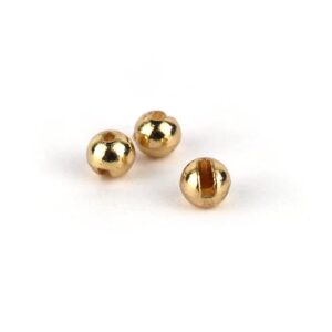 TUNGSTEN SLOTTED BEADS - GOLD