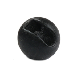 TUNGSTEN SLOTTED BEADS - METAL BLACK