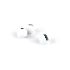 TUNGSTEN SLOTTED BEADS - WHITE