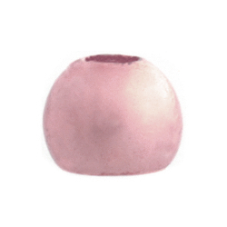 TUNGSTEN SLOTTED BEADS - METAL LT PINK